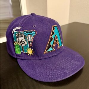 Mens New EarArizona Diamondbacks Purple New Era Baseball Cap